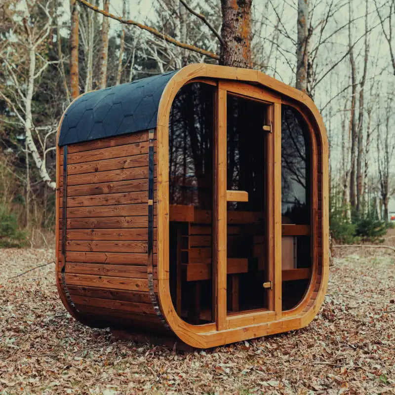 Mande Spa MW Series Outdoor Barrel Sauna. Free Shipping!