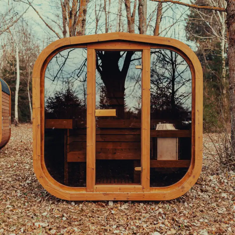 Mande Spa MW Series Outdoor Barrel Sauna. Free Shipping!