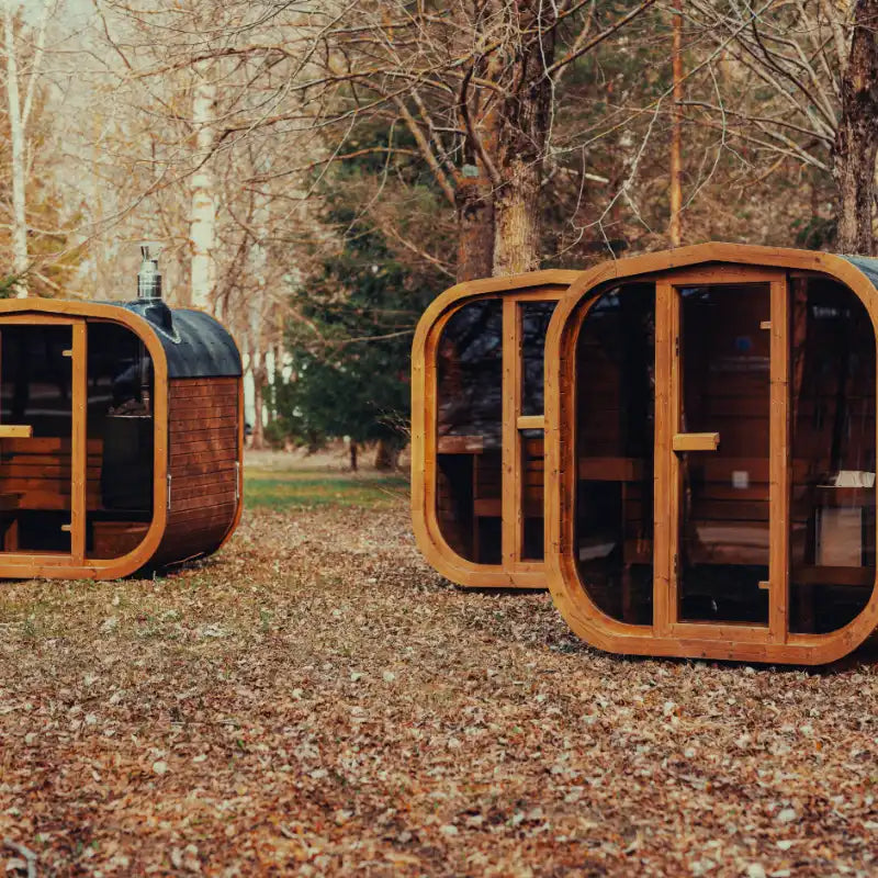 Mande Spa MW Series Outdoor Barrel Sauna. Free Shipping!