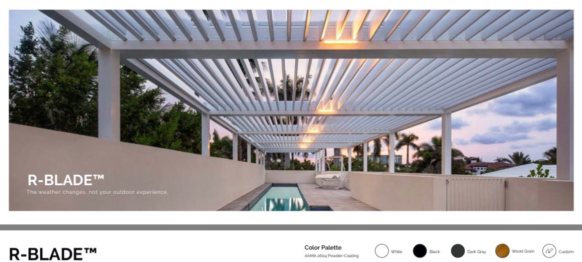 R-BLADE Motorized Pergola